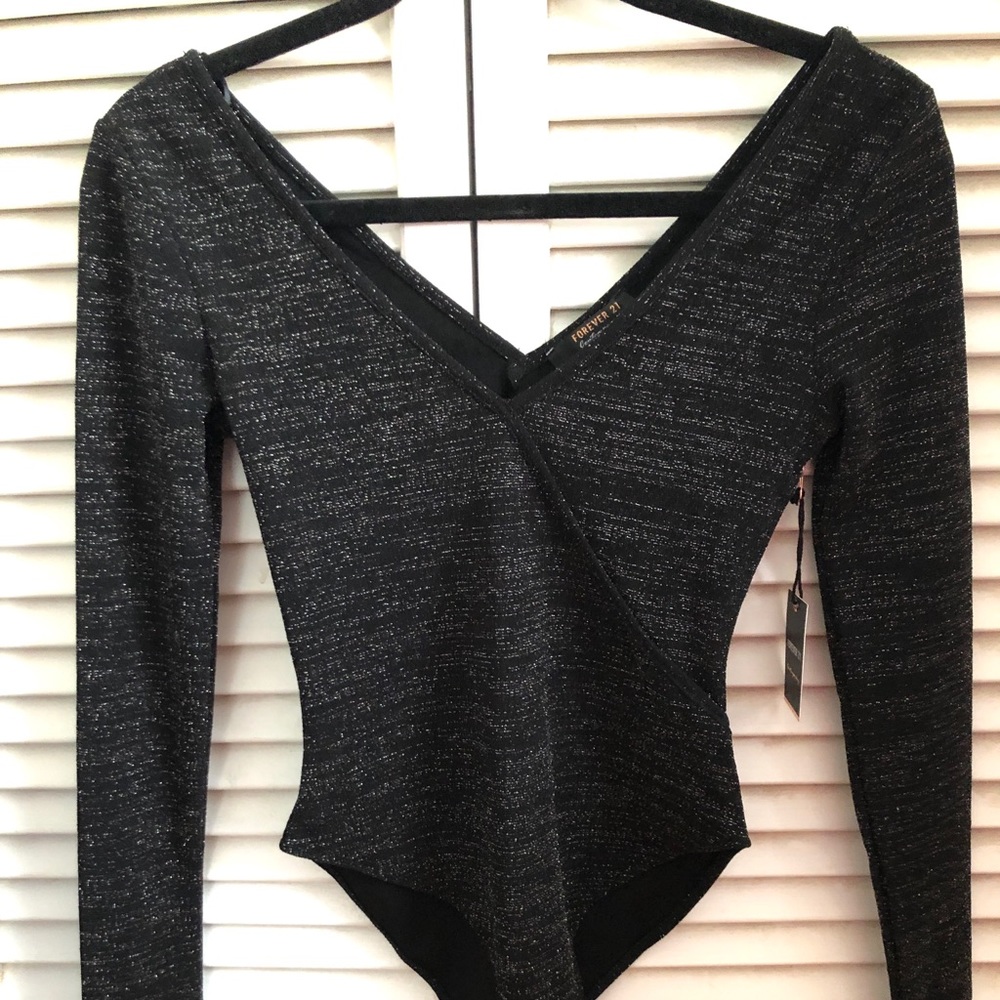Forever 21 sparkly bodysuit